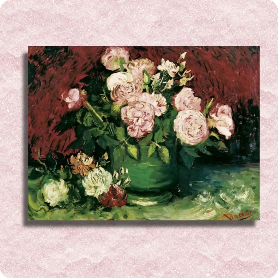 Rose Paint by Numbers